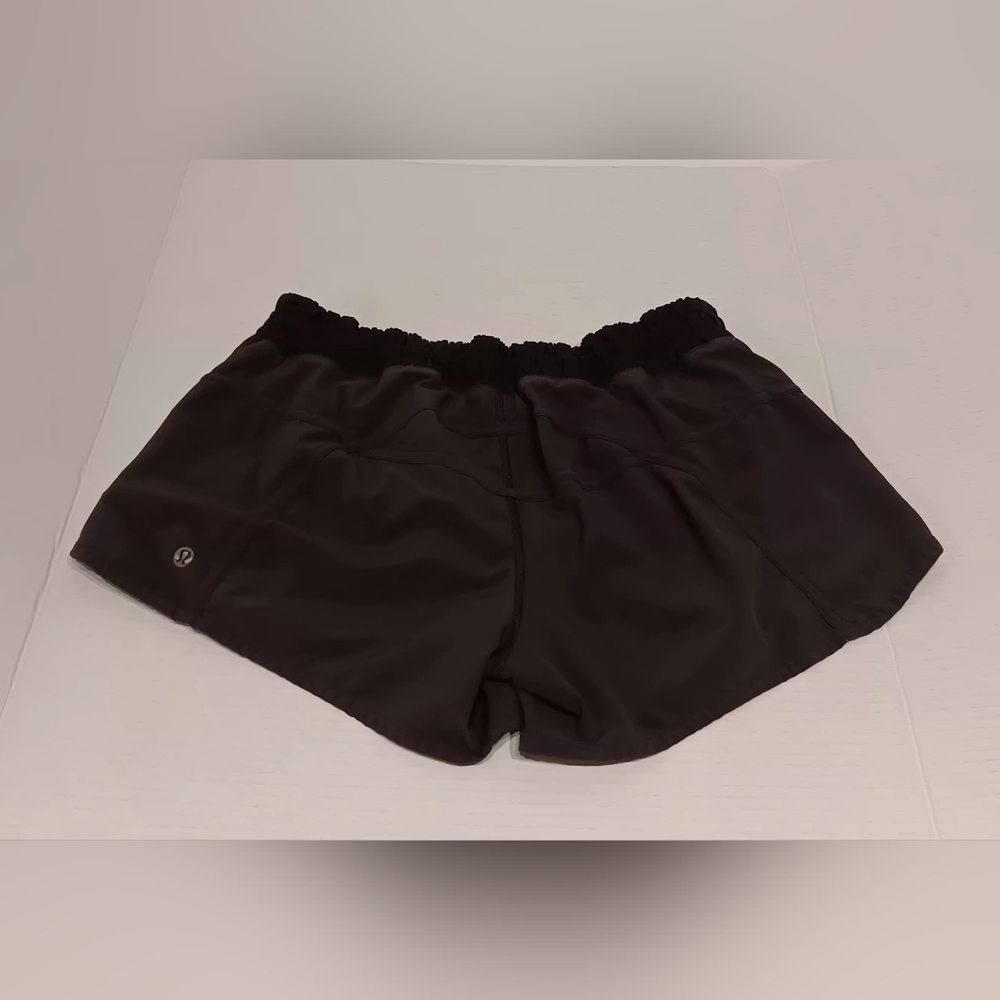 LULULEMON Black Running Shorts SIZE 6 SMALL